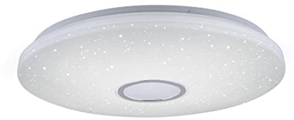 LeuchtenDirekt Decken Leuchte Wohnraum Sternen Himmel Effekt Lampe Dimmer FERNBEDIENUNG Paul Neuhaus 14228-16 Weiss