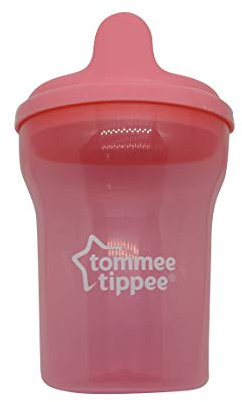 Tommee Tippee Essentials First Beaker, Free Flow 4m+, Pink
