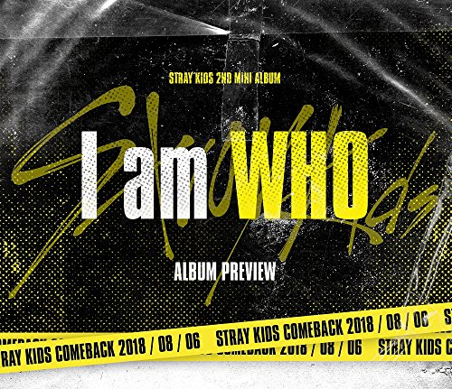 JYP Entertainment Stray Kids - I Am Who [Who Ver.] (2. Mini-Album) CD+Photobook+3 QR Photocards+On Pack Poster+Folded Poster+Free Geschenk