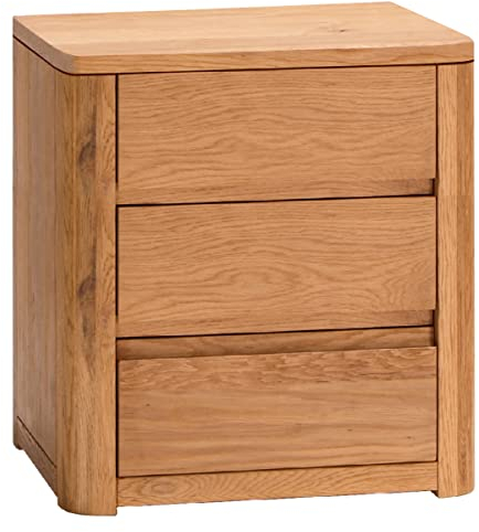 HASENA Oak Line Nachttisch Koro 3 Schubladen Eiche Natur