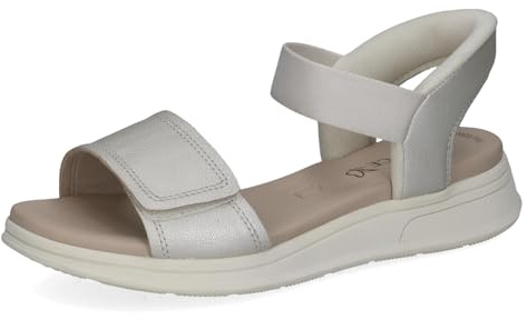 CAPRICE Sandale Leder metallic G-Weite
