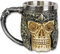 Tiendas LGP- Tole10 Imperial- Jarra de Cerveza Decoración 3D Calavera 360º, Tamaño 12 cm.