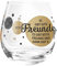 Whiskyglas, Wasserglas oder auch Weinglas mit Spruch Es gibt gute Freunde.