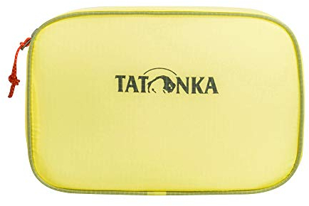 Tatonka Packtasche SQZY Zip Bag 4l - Ultraleichter Packsack mit Reißverschluss - ideal zum Sortieren des Reisegepäcks - 4 Liter - PFC-frei - gelb