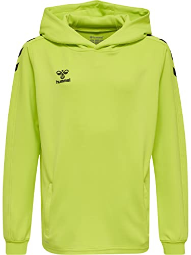 hummel hmlCORE XK Poly Kids Sweat Hoodie, Lime Popsicle, 116