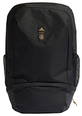adidas Unisex Backpack Dfb Backpack, Black/Tactile Gold Met., HP0765, NS