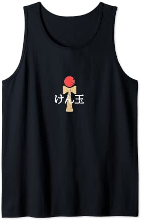 Kendama Merch, japanische Buchstaben Tank Top