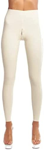 Weiße Latex-Leggings Mit Reißverschluss Im Schritt. Sexy Enge Latex-Hose,Anpassen,X-Small