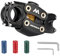 Stelo di Sospensione Attacco Manubrio per Bicicletta, Ammortizzante, per Bici da Strada, Ghiaia, Ibrida e E-Bike, 7 Gradi, 90 mm