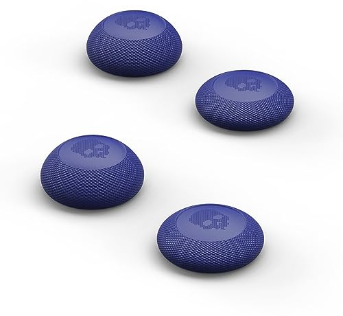 Skull & Co. Convex Thumb Grip Caps Joystick Cap Analog Stick Cover Thumbstick Grip Cover for Xbox (XSX/XB1) Controller - Neon Blue, 2 Pairs (4pcs)