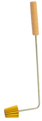 BESTonZON Small Bahulu Gold Cup Mould for Waffles Rosette Swedish Iron Scandinavian Biscuits Swedish Bunuelera Mexican Cast Aluminium Stamping Cake Copper Metal