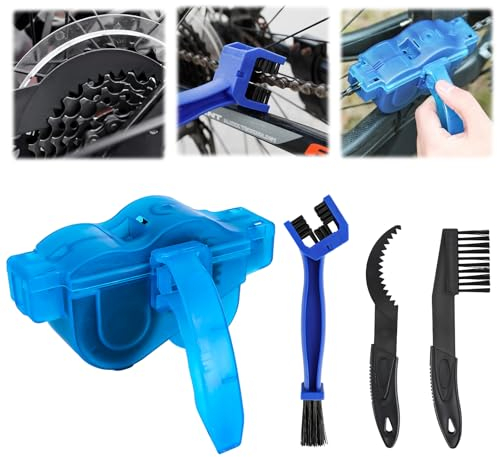 Kit de nettoyage pour chaîne de vélo, nettoyeur de chaîne de vélo, brosse de nettoyage de chaîne de vélo, brosse de nettoyage rapide pour chaînes de vélo
