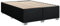 vidaXL Bettgestell, Bett mit Bettfüße Lattenrost, Polsterbett für Schlafzimmer, Doppelbett Bettrahmen, Modern, Schwarz 160x200cm Stoff