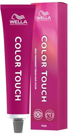 Wella Professionals Color Touch Plus – Demi-permanente, vegane Intensivtönung mit Metal Purifier – bis zu 70% Grauabdeckung - bis zu 28 Haarwäschen – 88/07 Hellblond Natur-Gold – 60 ml