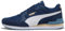PUMA St Runner V4 NL, Zapatillas Unisex Adulto, Lona Blanca Azul Persa, 41 EU