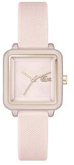 Lacoste Orologio con Movimento al Quarzo a Tre Lancette da Donna Collezione LACOSTE.12.12 FLOW con Cinturino in Silicone Rosato - 2001388