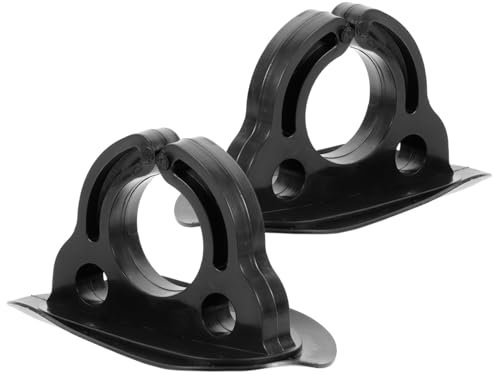 KICHOUSE 2pcs Paddle Holder Mounted Paddle Clamp Sturdy Paddle Buckle for Canoes Kayak Universal Paddle Clamp Screw