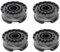 Zguziji 4 Bobine de Fil Convient pour Bosch F016800569/F16800385,Rechange Coupe Bordure pour Bosch EasyGrassCut 23/26/18/18-230/18-260/18-26,Art 23 SL/ 2300/23-28/26 SL