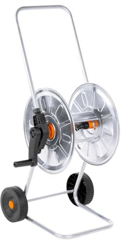 qohoio Carrello Avvolgitubo per Tubo Flessibile 50 m 1/2 o 35 m 3/4-4005279