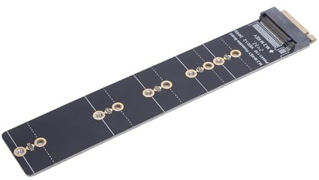 Elprico NVME M-Key M.2 PCIE-Erweiterungsadapterkarte, NGFF M2 NVME PCIE SSD Festplatte Goldfinger Adapter Board Test Card Kompatibel mit 2230 2242 2260 2280 22110 SSD-Festplatte