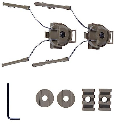 UPKOCH Schneller Helmschienenadapter Für Headset Outdoor Militärkopfhörer Mit Fast Rail Und Hohe Qualität