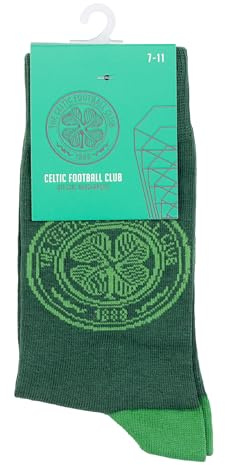 The Gift Scholars Officially Licensed Celtic Socks For Mens & Boys Football Fan | Casual Everyday Crew Socks