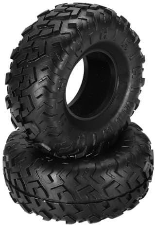sourcing map 2 Stück Simulation Weichgummireifen RC On-Road Autoreifen 5,6 cm Crawler Reifen B3-Typ mit Schwamm im Inneren für RC Off-Road Cars SCX10 TRX4, 128 mm x 56 mm