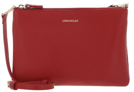 Coccinelle Leder Umhängetasche Best Crossbody Bag Scarlet rot