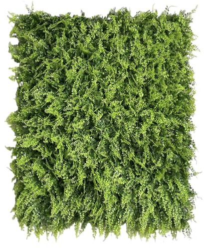 HORO.ES - Césped Artificial en Placa para Jardín Vertical Interior – Panel Decorativo Verde – 60x40 cm / 50x50 cm (Vivid M2)