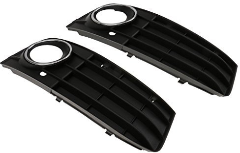 1 Paio Copertura Paraurti Anteriore Luce Nebbia Griglia Per Audi A4 B8 A4l 2009 2010 2011