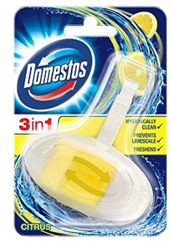 Domestos 3 in 1 Power Toilet Block, Citrus Pack of 2
