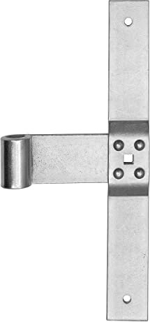 Pollmann®Baubeschläge Mittelband Rolle Ø 16 mm, 300 mm, hell verzinkt