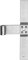Pollmann®Baubeschläge Mittelband Rolle Ø 16 mm, 300 mm, hell verzinkt