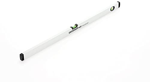 GEDORE red Wasserwaage, magnetisch, 1000 mm lang, mit Vertikal- und Horizontal-Libelle, Messgenauigkeit +/- 0,5 mm/m, R94100187