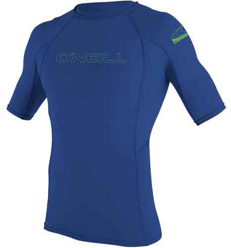 O'Neill Jungen Shirt Youth Basic Skins Short Sleeve Rash Guard, Pacific, 4, 3345-018-4