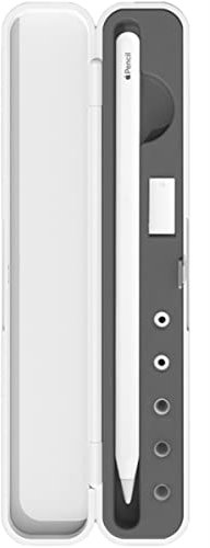 Carrying Case for Apple Pencil 2nd Gen and 1st Generation - Storage Box with Lid for Apple Pencil - Pen Protective Case for iPad Pencil - Holder Accessories - Shock-Absorption (Grey)