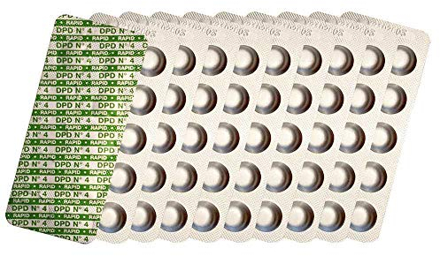 harren24 Testtabletten DPD No. 4 Rapid für Schütteltester (Testtabletten, 250 Tabletten)