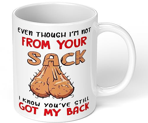 Print Maniacs Fathers Day Mug Gift Stepdad Christmas Birthday Dad Not from Your Humor Funny (White Mug)