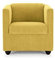 LOOKS by Wolfgang Joop Looks I Designer Sessel mit Federkern, Holzwerkstoff, gelb, 72x71x75 cm
