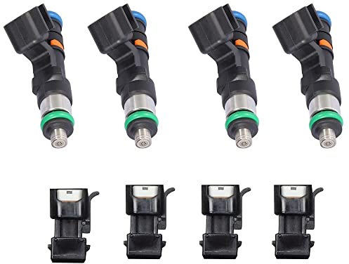 Auto-Benzin-Einspritzdüsen Für VW Für Golf Für Jetta Für P&assat 1.8T 20V Turbomotor 1999–2005 4 Stück Auto-Einspritzdüsenadapter Motor-Einspritzdüse