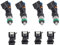 Auto-Benzin-Einspritzdüsen Für VW Für Golf Für Jetta Für P&assat 1.8T 20V Turbomotor 1999–2005 4 Stück Auto-Einspritzdüsenadapter Motor-Einspritzdüse