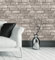 GAULAN - 680895 Papier Peint lessivable Mur de Briques Texture Lisse Gris Clair et Noir pour Mur Salon Chambre Salle à Mange tête de lit - Rouleaux de 10 m x 0,53 m