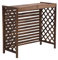 Écran de confidentialité extérieur Clôture Couvercle de climatisation Séparateur d'espace en bois massif Enceinte de poubelle Support de climatiseur caché Support de fleurs Grilles de protection for c