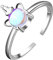 IEKEI Ring für Frauen Mädchen Schlange Lächeln Mode Herren Schmuck Vintage Antik Silber Farbe Punk Hip Hop Verstellbar Boho Frosch