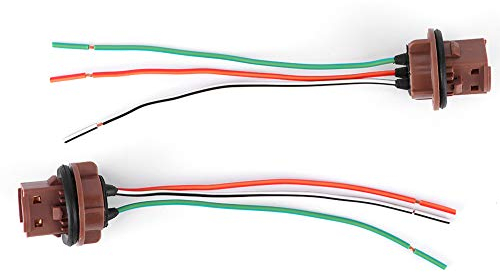 S,Hella Kabelbaum, Fiat 500 Seitenlicht Kabelbaum 2 Stück Auto Bremslichter Lauflicht Kabelbaum Stecker für 7440 7441 7443 7444 T20 992A Birne