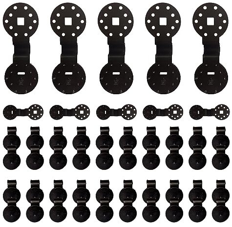 RZMZBY 50 clips de plástico para tela de protección, clip de plástico para red de protección solar, clips de plástico para cuerdas de conexión, redes de sombra, barandillas