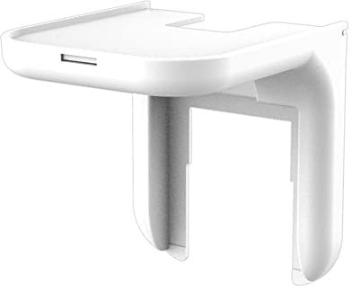 Tlilyy Socket Holder for Wall Drilling Necessary Shelf for Sockets Suitable for Smart Audio Brackets Organizer for Bathroom White