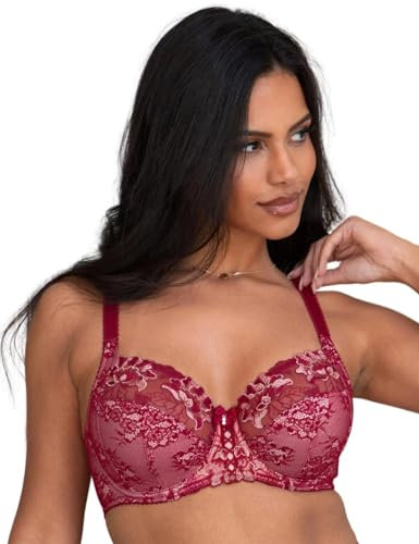 Pour Moi 3827 Sofia Lace Embroidered Side Support Bra