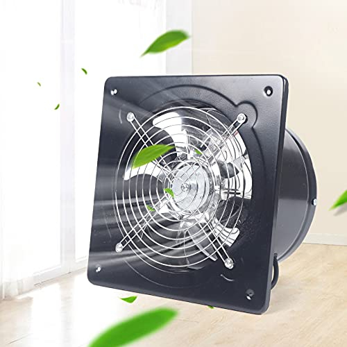 Rohrventilator, 200mm Abluftventilator, Industrie Wandventilator, Axial Industrie Ventilator, Kanalventilator Absaug Rohrlüfter 850m³/h, für Hydrokulturen, Heimgebrauch, Belüftung Abluftgebläse
