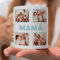 Transparent Gift Taza Personalizada con Cuatro Fotos Mamá. Tazas Originales para Regalar en el Día de la Madre. Regalos Personalizados con Foto. Regalos Originales para Mujer. Regalos para Madres